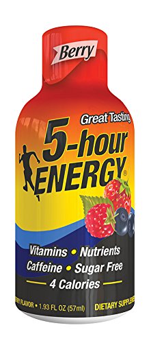5 Hour Energy Shot, Berry, (Pack of 12)