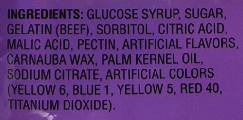 Frankford Gummy Body Parts Candy 60 Pieces Halloween Individually Wrapped