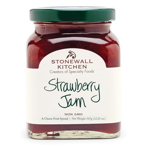 Stonewall Kitchen Strawberry Jam, Strawberry Jam Preserves, 12.5 Ounces