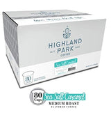 Highland Park Coffee Single Serve Coffee Pods Compatible with Keurig K Cup Brewers, Medium Roast, Sea Salt Caramel, 80 Count