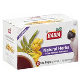 Badia Natural Herbs Tea, 25 Tea Bags (Pack of 2) - Herbal Blend for Brewing Hot or Iced Tea