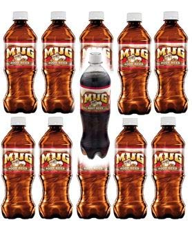 Mug Root Beer 20oz Soda Bottles (Pack of 12, Total of 240 FL OZ)_AB