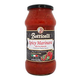 Spicy Fra Diavolo Premium Pasta Sauce by Botticelli, 24oz - No Added Sugar - Whole30 Approved - Keto Friendly - Gluten Free - Product of Italy