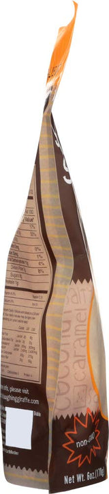 Laughing Giraffe Organics, Snakaroonm, Og2, Salt Caram, Pack of 6, Size - 6 OZ, Quantity - 1 Case