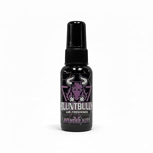 BluntBully Air Freshener (Lavender Aura) (1 Pack) Premium Oil Based Air Freshener Spray. Long-Lasting Room, Bathroom, Office & Car Scent | Eliminates