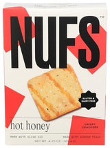 Nufs, Crackers Crispy Hot Honey, 4.25 Ounce