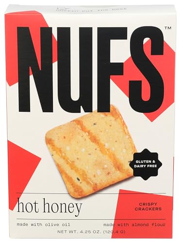 Nufs, Crackers Crispy Hot Honey, 4.25 Ounce