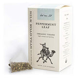 Silk Road Teas, Organic Peppermint Leaf Tea, Herbal Tea, Non-Caffeinated, Fresh & Cool Flavor, 15 Tea Bags