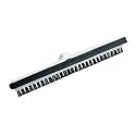 Ettore 48318 Wipe'n Dry Floor Squeegee with Splash Guard and Brush, 18-inch,White