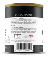 Caffe D'Vita Simply Iced Coffee French Vanilla - 100% Colombian Arabica Instant Mix, French Vanilla Instant Coffee, Low Calorie Iced Coffee, Lightly