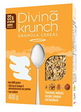 Divina Krunch Granola Cereal, Pack of 3, NON-GMO CEREAL (Omega Nuts & Seeds Granola)