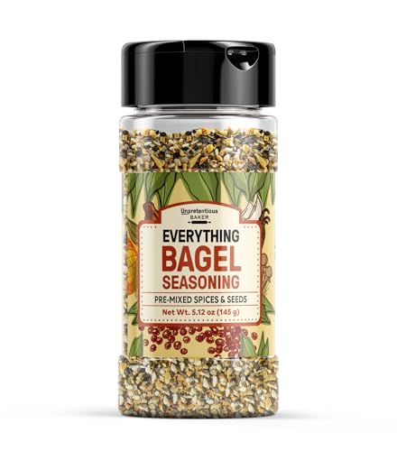 Unpretentious Bagel Seasoning, Flavourful and Tasty, Spice Blend (4 Ounce)