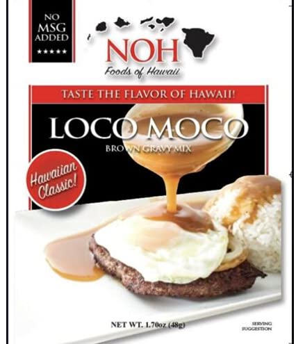NOH Hawaii Loco Moco Seasoning Mix 1.7 oz (Pack of 3)