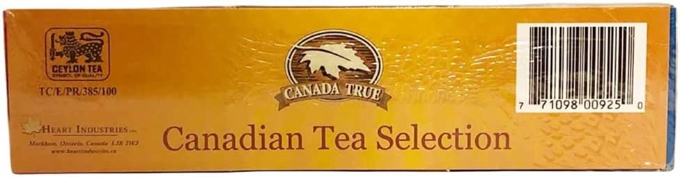 CANADA TRUE premium Ceylon 3 Bundle Tea(Maple,Blueberry,Icewine) 3x10 Tea Bags 60g (One Pack)