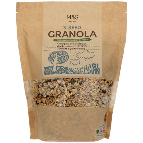 Marks and Spencer High Fibre 3 Seed Granola 500g