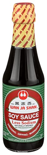 WAN JA SHAN Sauce Soy Light Sodium, 10 FZ