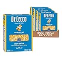 De Cecco Tubetti No. 62 Pasta, 16 Oz (Pack of 5), Authentic, Slow Dried, Made with Durum Wheat, Versatile Pasta for Sauces & Recipes, Made in Italy