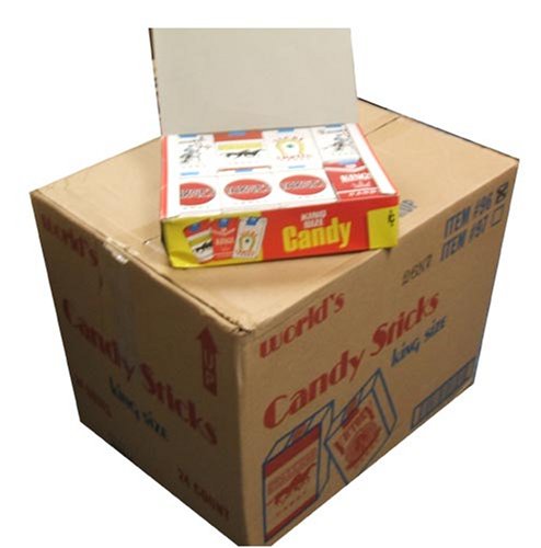 World Confections King Size Candy Cigarettes, 24 Count Box (Master Case of 24 Boxes)