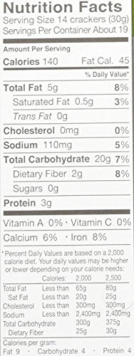 Crunch Master Crunchmaster Multi Grain Baked Crackers 5 Seed Multigrain (Net Wt 20 Ounce ),, ()