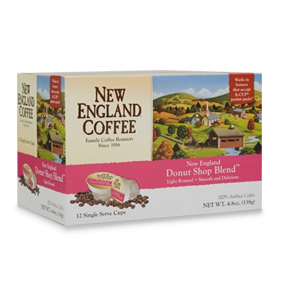 New England Coffee Donut Shop Blend K-Cups