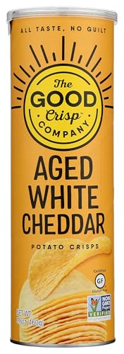 The Good Crisp Company, Potato Crisps Aged White Cheddar, 5.6 Ounce