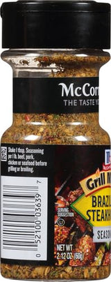 McCormick Grill Mates Brazilian Steakhouse Seasoning, 2.12 oz