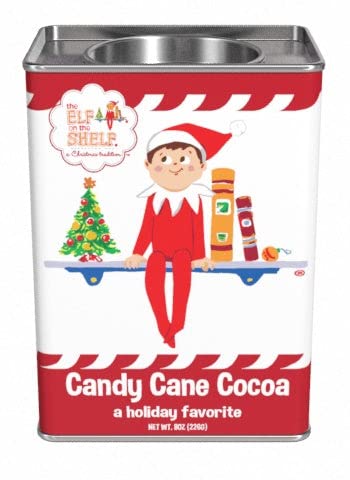 McSteven's - Candy Cane Cocoa - The Elf on The Shelf Story Decorative Tin (8 oz Tin)
