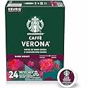 Starbucks K-Cup Coffee Pods, Dark Roast Hot or Iced Coffee, Caffè Verona, 24 Keurig Pods