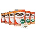 Dunkin’ Decaf Medium Roast Coffee, Keurig K-Cup Pods, 10 Count Boxes (Pack of 6)