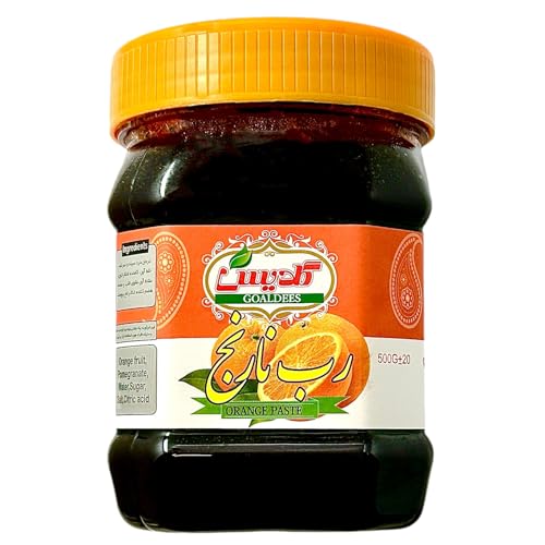 GOALDEES Orange Paste - 17.5 Fl Oz (500g) Concentrated Citrus Paste for Cooking, Grilling, Salad Dressing & Marinades