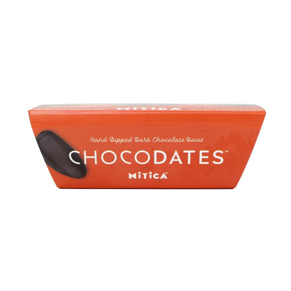Mitica, Dates Chocolate Dark, 4.9 Ounce