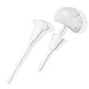 Don Aslett Johnny Mop | Set of 2 Toilet Brushes | 14" Handle to Easily Clean Toilet or Shower | Scratch Free Bowl Swab | Safe to Use with Your