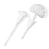 Don Aslett Johnny Mop | Set of 2 Toilet Brushes | 14" Handle to Easily Clean Toilet or Shower | Scratch Free Bowl Swab | Safe to Use with Your