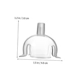 KOCKSHION 120pcs Clear Chocolate Wrapper Holder Chocolate Flower Decoration Base for Bouquets Stable Candy Packaging Case for Birthdays Weddings
