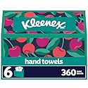 Kleenex Disposable Paper Hand Towels, 6 Boxes, 60 Tissues per Box (360 Total Tissues), Packaging May Vary
