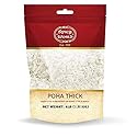 Spicy World Poha (Powa) Thick Medium Cut Flattened Rice - 4 Pound Bulk Bag - LARGE, Vegan, Salt Free, Indian