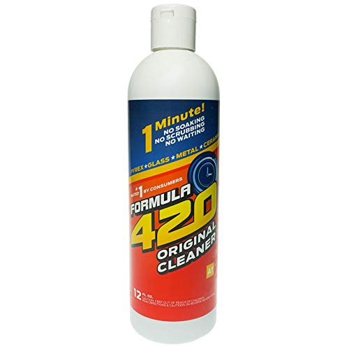 Formula 420 Glass Metal Ceramic Pipe Cleaner 12 Oz Bottle