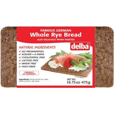 Delba Backbetrieb Whole Rye Bread - 475 g