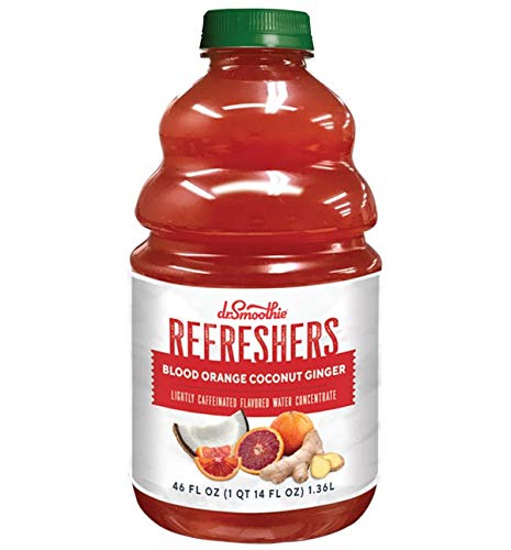 Dr. Smoothie Refreshers Blood Orange Coconut Ginger, 46 Fl Oz (Pack of 6)
