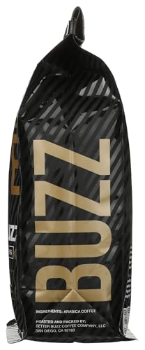 Better Buzz Life Blend (Buzz Life) Whole Bean Coffee Medium Roast, 12 Ounce (Pack of 1), Small Batch Roasted Arabica Coffee Beans, Dark Chocolate