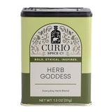 Curio Spice Co - Herb Goddess Everyday Blend - Made w/Green coriander, Greek Oregano & Chives - Great for White Meat, Soups, Salads, & Rice - 1.3oz