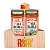 Brooklyn Delhi Sauce Simmer Tikka Masala - 12 oz Jar - Pack of 2 - Indian Curry Sauce for Butter Chicken Sauce and Stir Fry Sauce - Versatile Tikka