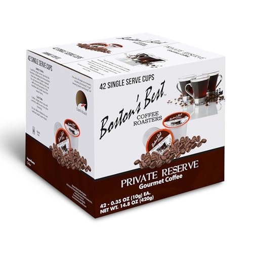 Boston's Best Single Serve K-Cup Coffee, Private Reserve, 42 Count (Compatible with 2.0 Keurig Brewers)
