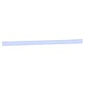 Midwest Rake 79270 24" EPDM Squeegee Blade, 1/4" Notch, Both Sides, Gray