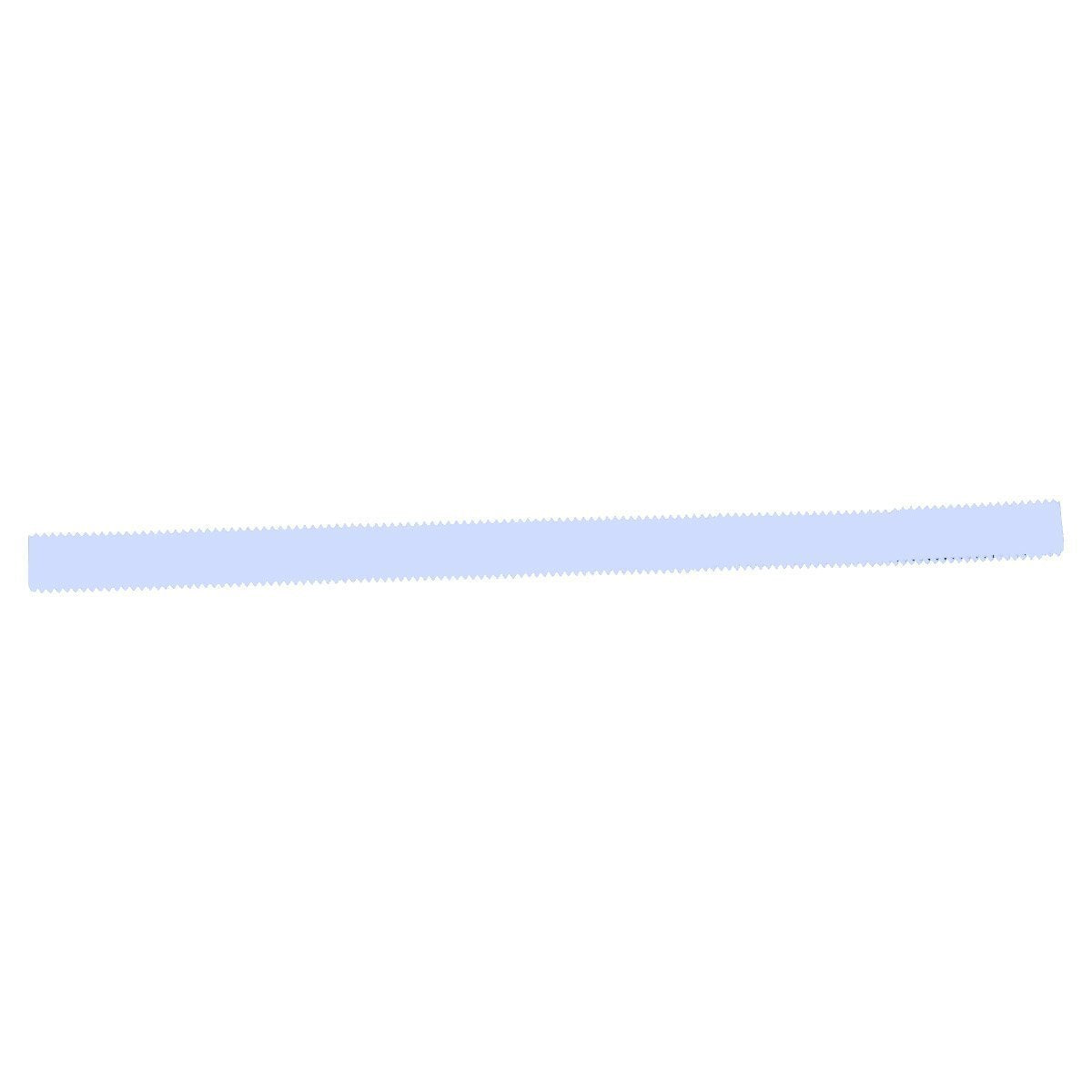 Midwest Rake 79270 24" EPDM Squeegee Blade, 1/4" Notch, Both Sides, Gray