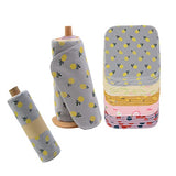 Paperless Towels Roll Washable Cotton Cloth, Reusable Paper Towels - 25 Pack with Durable Cardboard Roll - 10" X 10" Zero Waste Reusable Napkins Eco