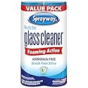 Sprayway Glass Cleaner Foaming Aerosol Spray, 19oz, Pack of 2 | Ammonia-Free, Streakless, Fast-Acting | Cleans & Polishes Glass Surfaces | Fresh