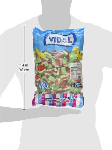 VIDAL CANDIES USA Gummi Watermelon Slice, 4.4 Pound