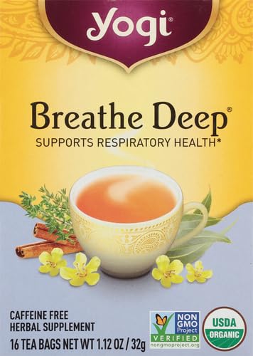 Yogi Tea, Breathe Deep, 16 Count, Packaging May Vary