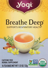 Yogi Tea, Breathe Deep, 16 Count, Packaging May Vary